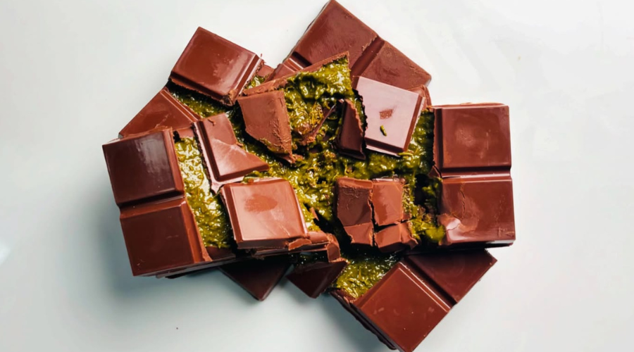 Dubai Chocolate bar at Paul and Mike 