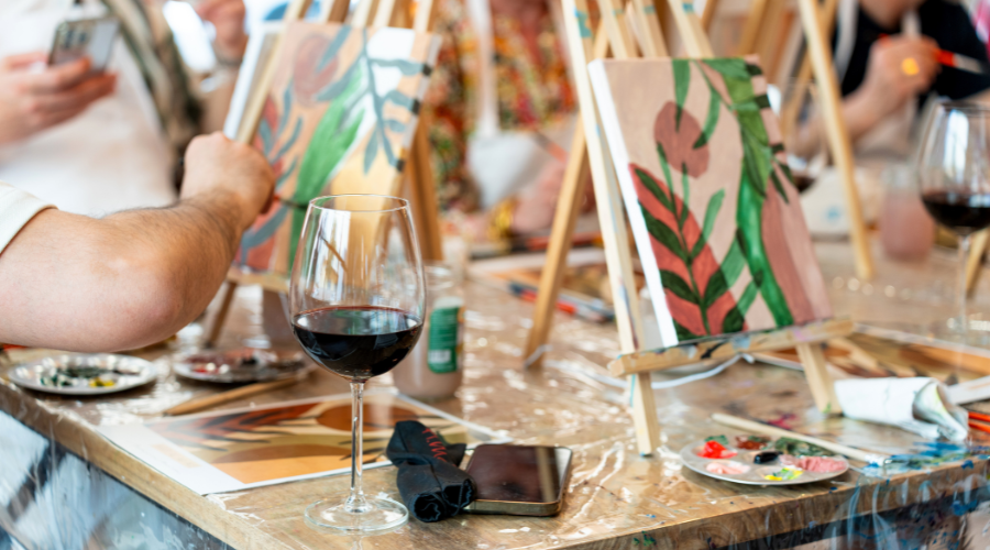 Check Out These 5 Best Sip And Paint Cafés In Delhi NCR