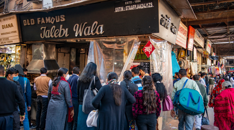Savour jalebis at The Old Famous Jalebi Wala in Chandni Chowk. (Representative image/shutterstock)