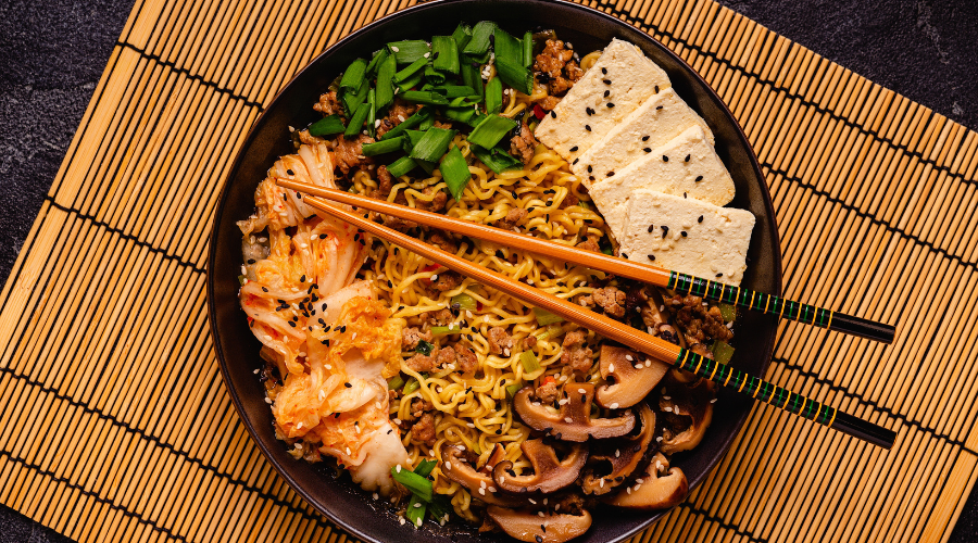 Korean style noodles