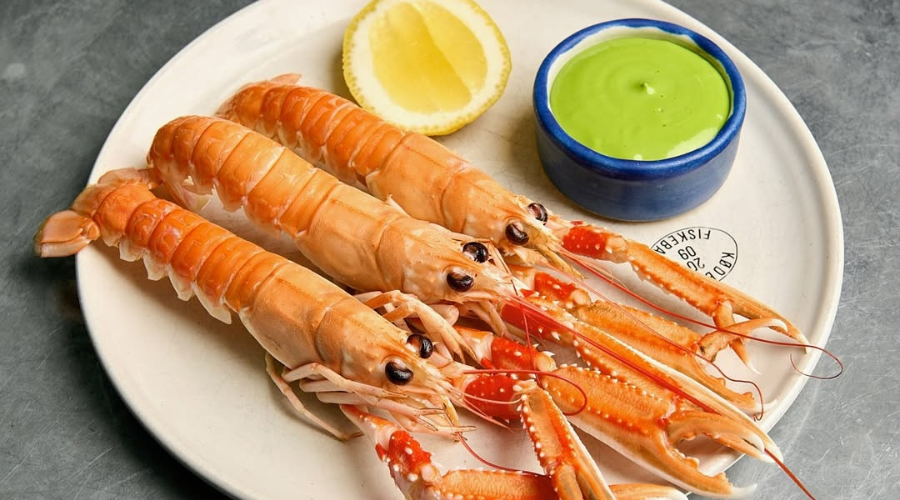Norwegian langoustines at Fiskebaren