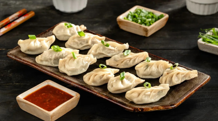 Pop corn momos at Brown Sugar