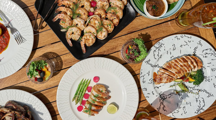 Delicious spread at Capital Kitchen