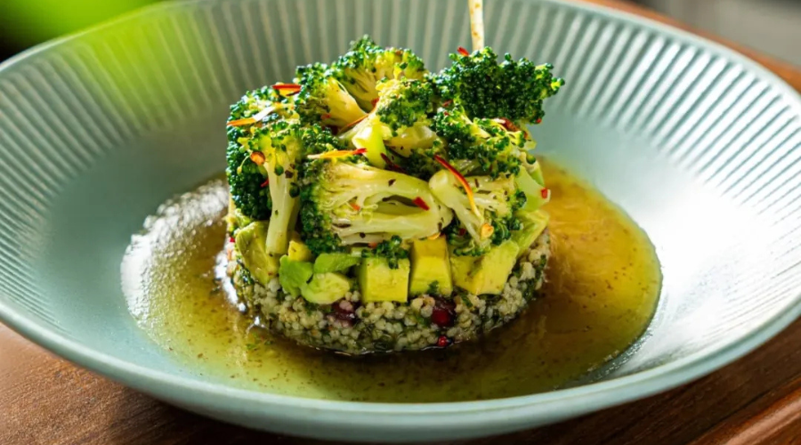 Broccoli Millet Salad at Pause café, Mumbai