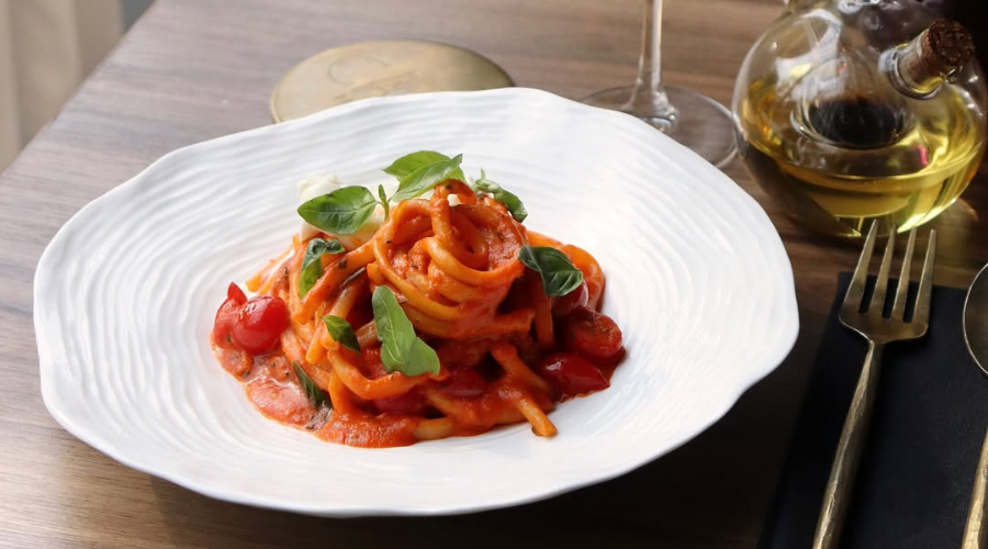 Velvety pomodoro at Casta Pasta Bar