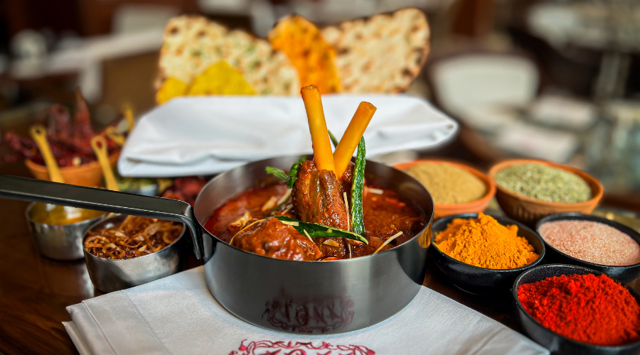 Delicious Laal maas at 1911 Restaurant, The Imperial