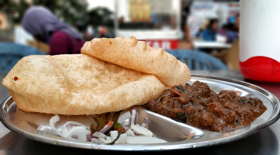 Chole Bhature at Sita Ram Diwan Chand